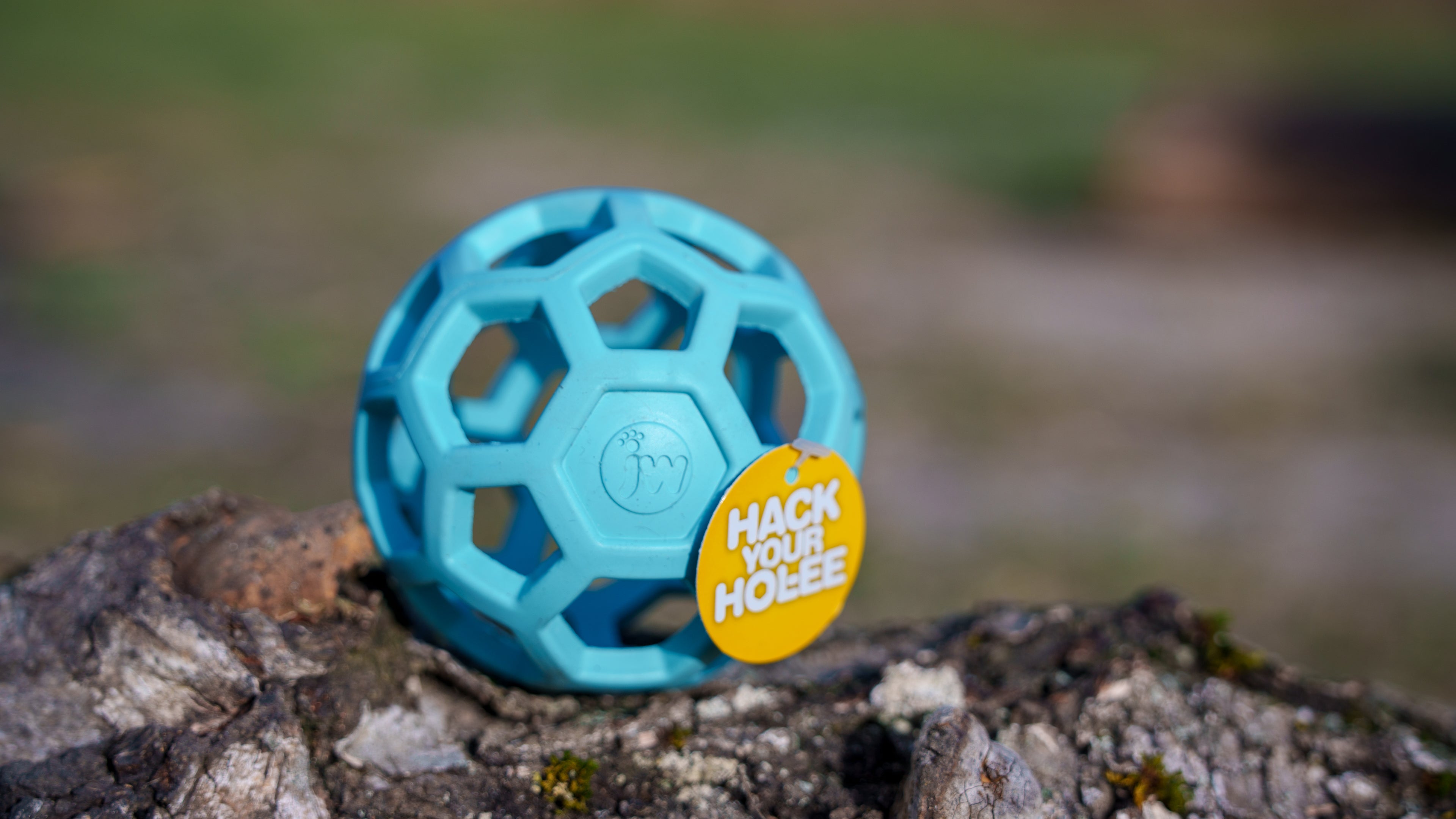 Piłka ażurowa JW Pet Holl-ee Roller / Niebieski